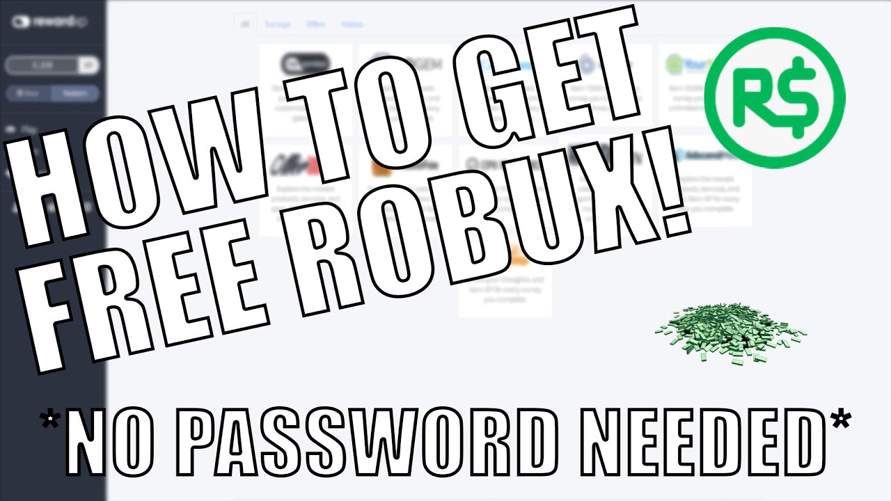 free robux password needed